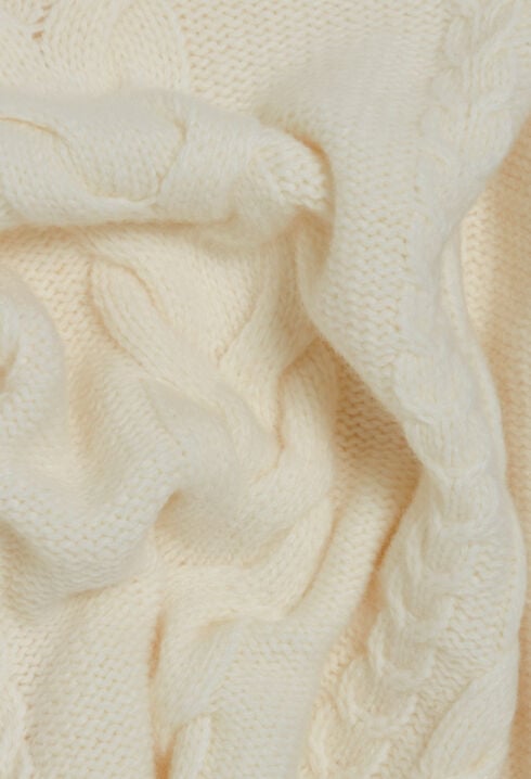 Ecru knitted jumper dress