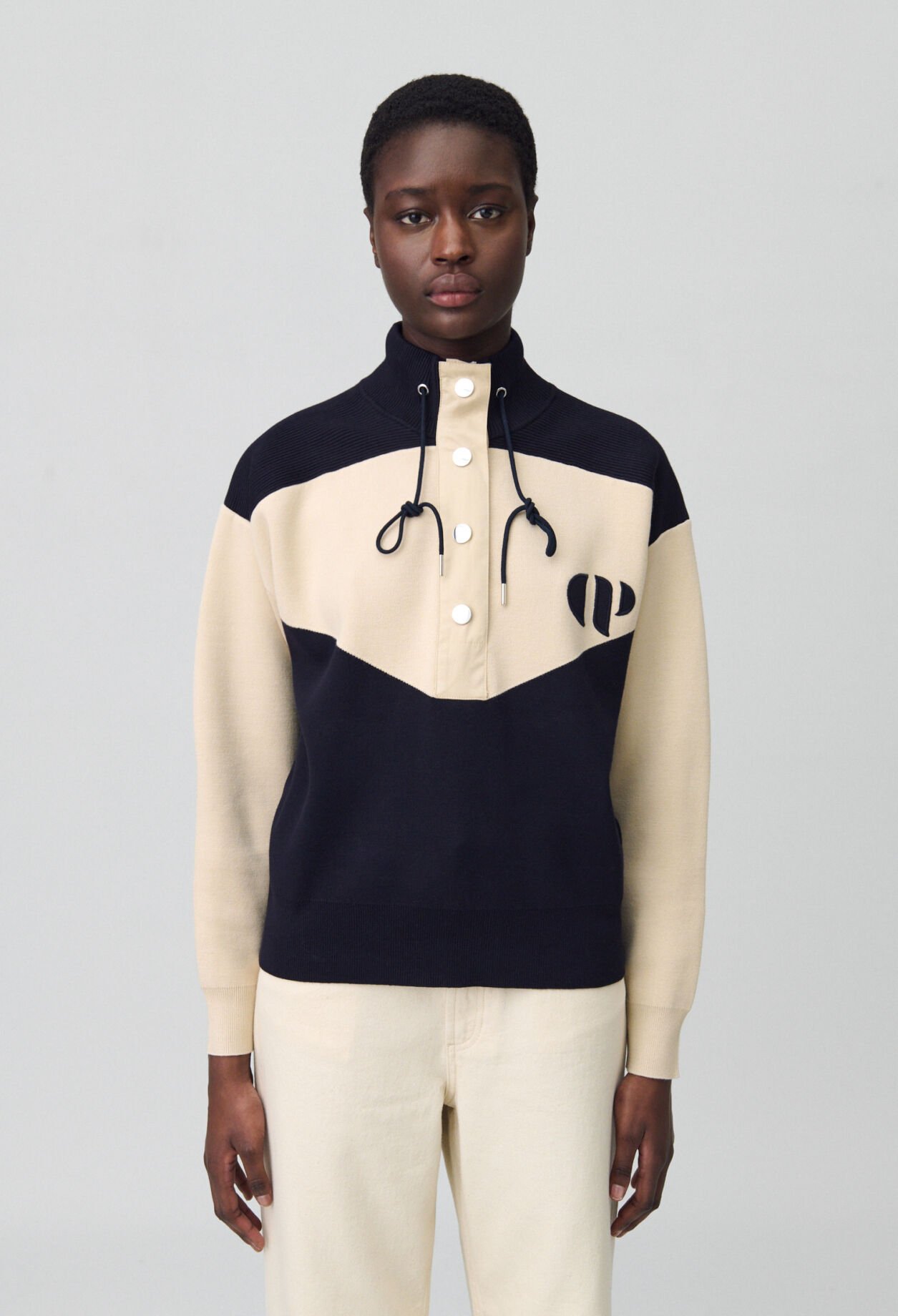 Minimum half-zip sweatshirt