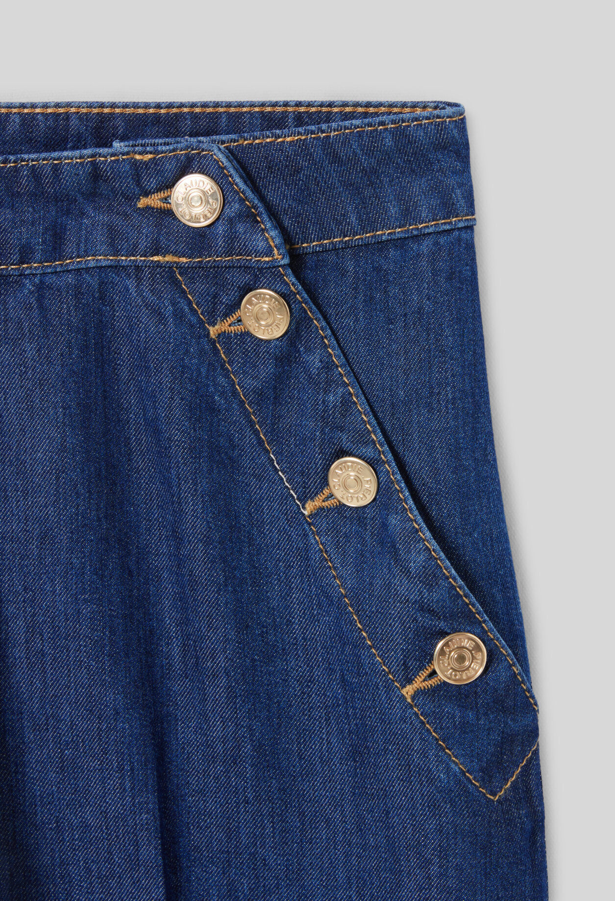 Wide-Leg Sailor Trousers