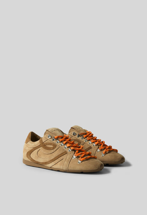 Swing suede trainers sand