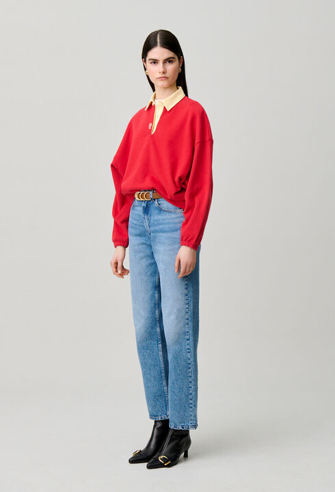 Oversized cotton sweatshirt
