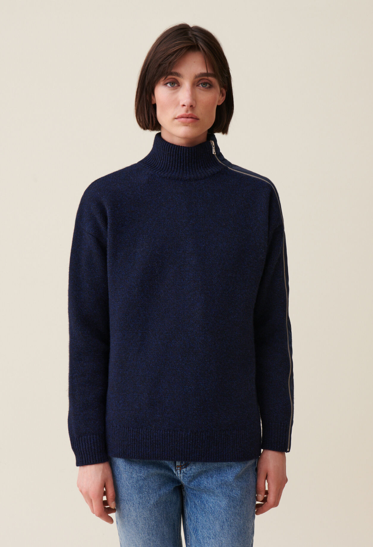 トップス eLLa scallop canon loop pullover(navy) 100833_-_L2___94344.1712779924