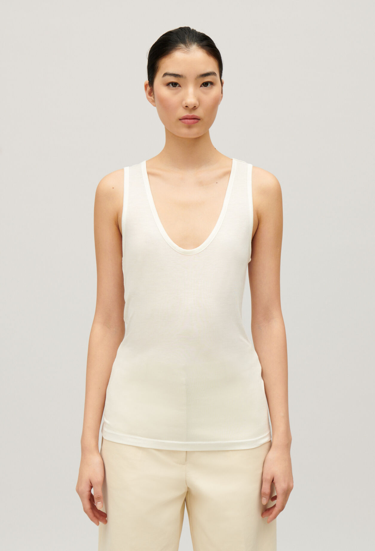 Ecru vest top