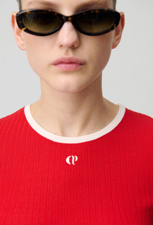 Fine knit CP top