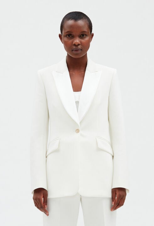 White suit jacket