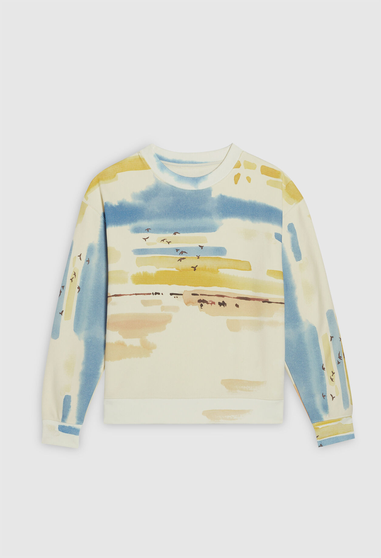 Printed organic cotton sweatshirt