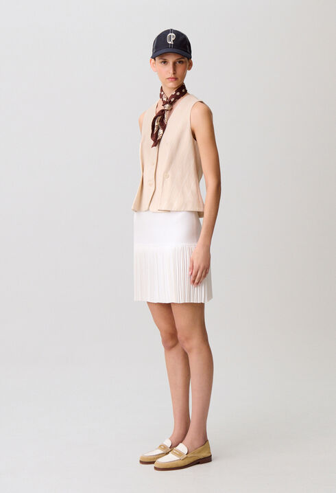 Fine-knit skirt
