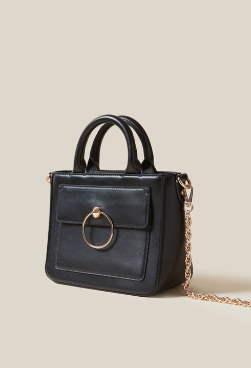 Anouck smooth leather chain bag