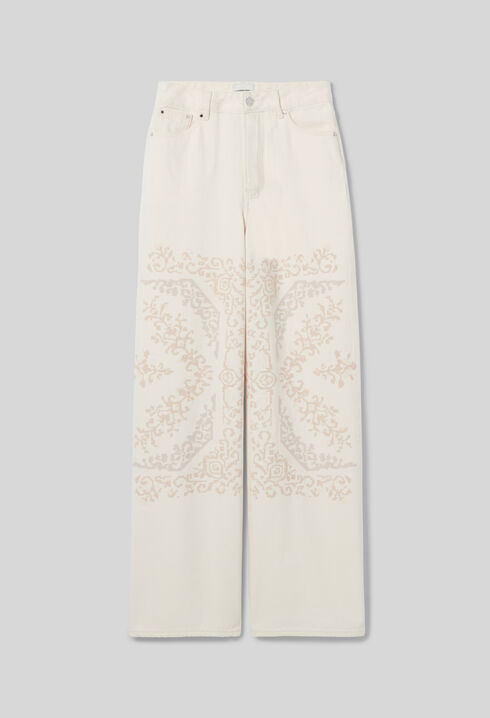 CP Embroidered Denim Jeans