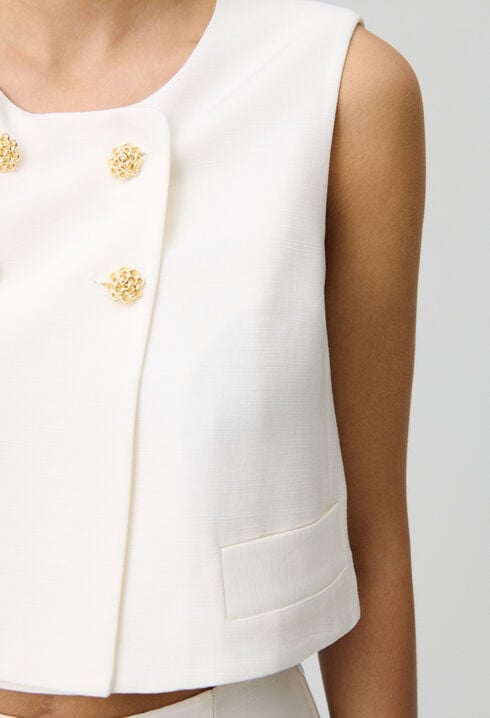 Sleeveless Top Blazer