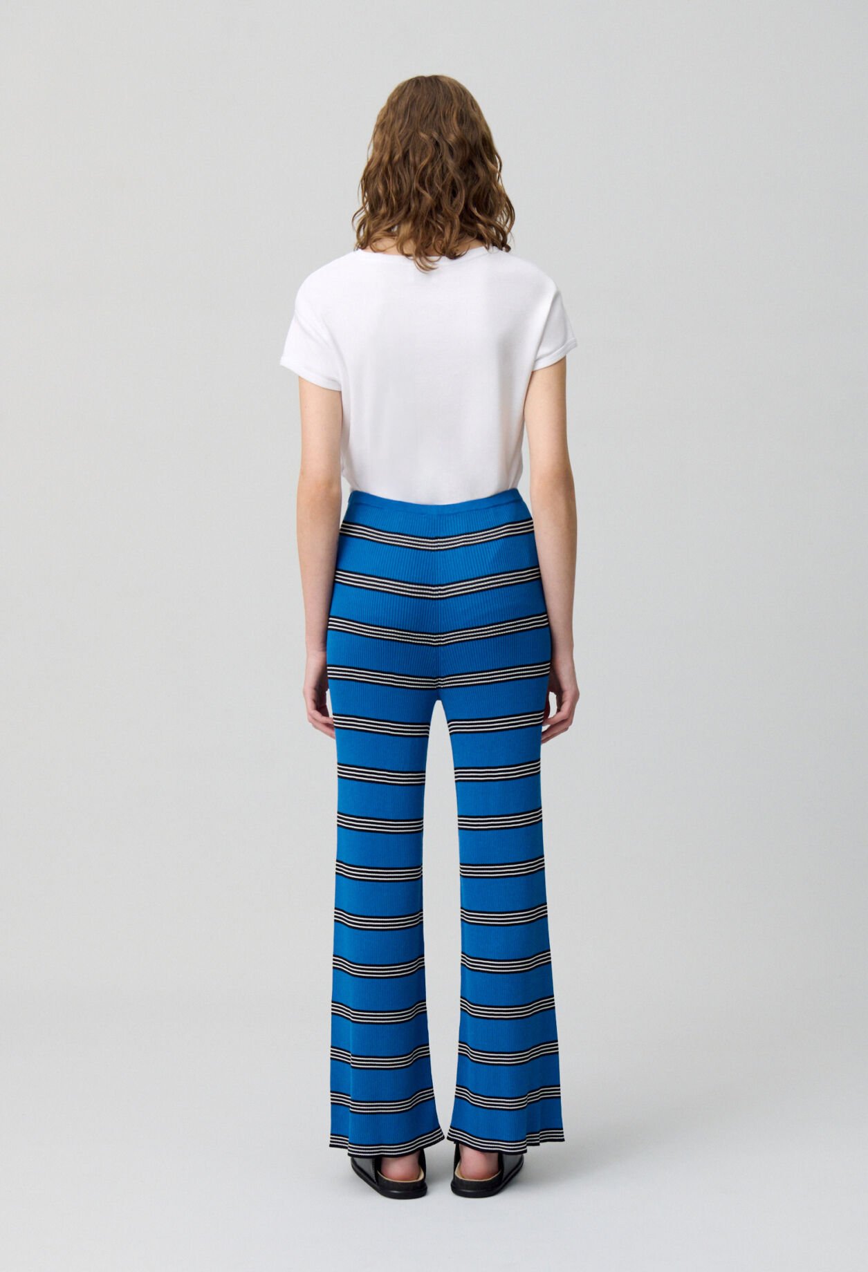 Slim-Fit Fine Knit Trousers