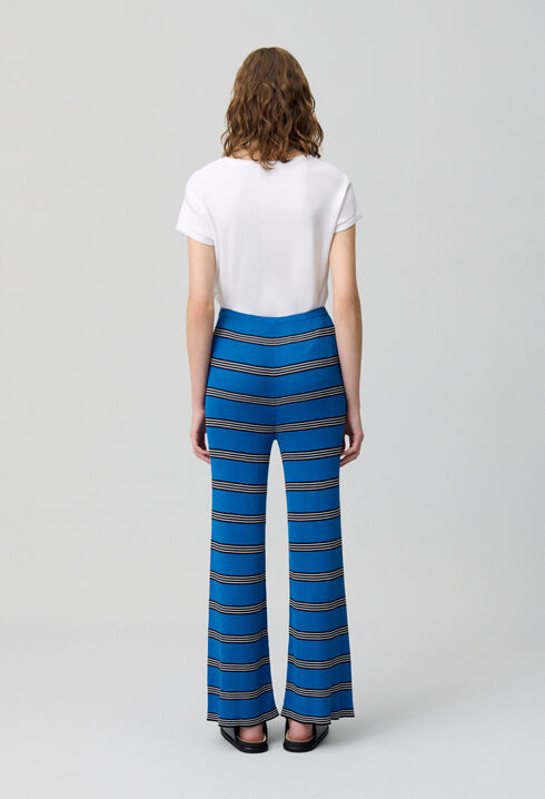 Slim-Fit Fine Knit Trousers