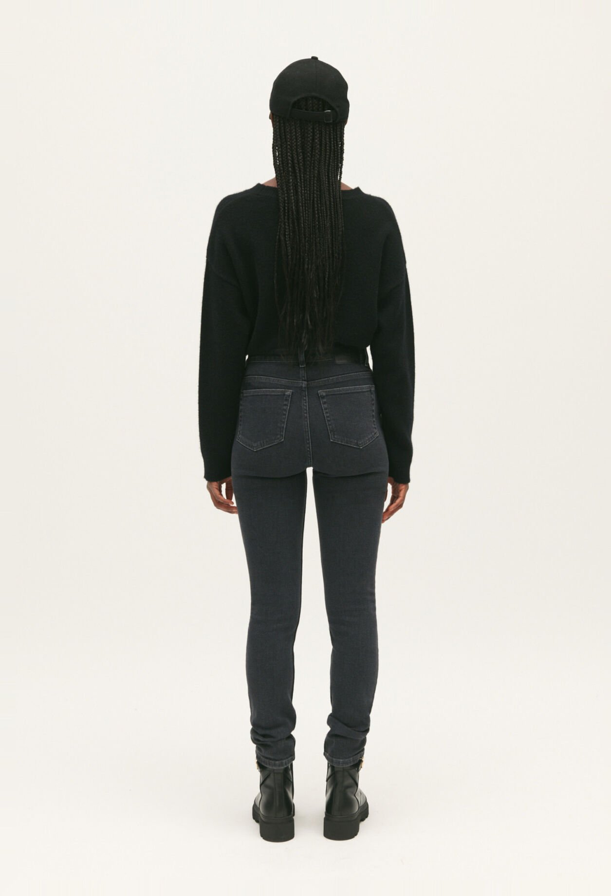 Charcoal grey skinny jeans