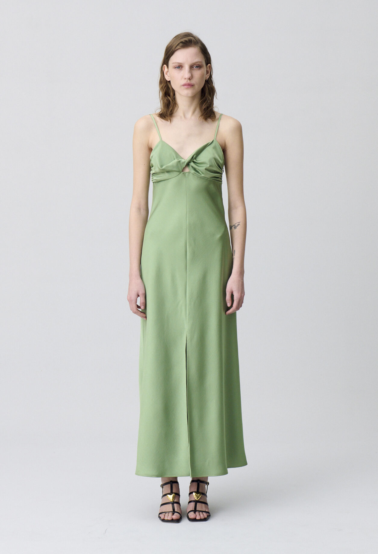 Satin Maxi Dress