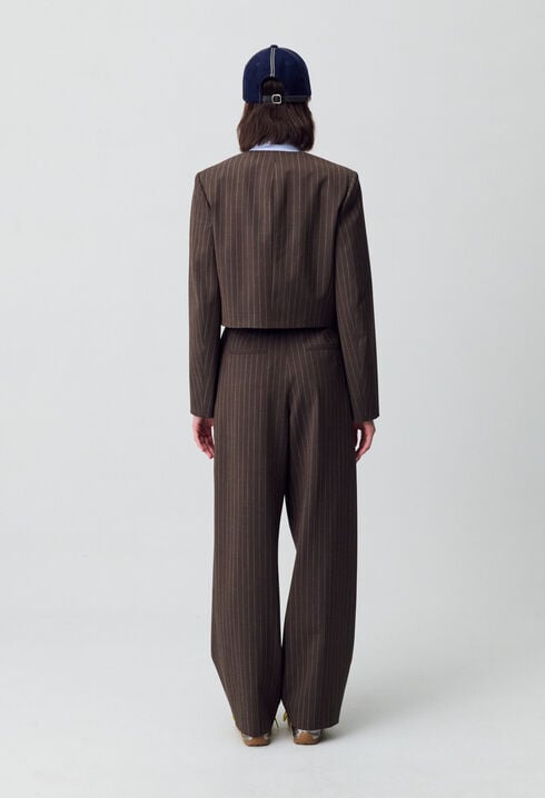 Cropped Boxy Jacket