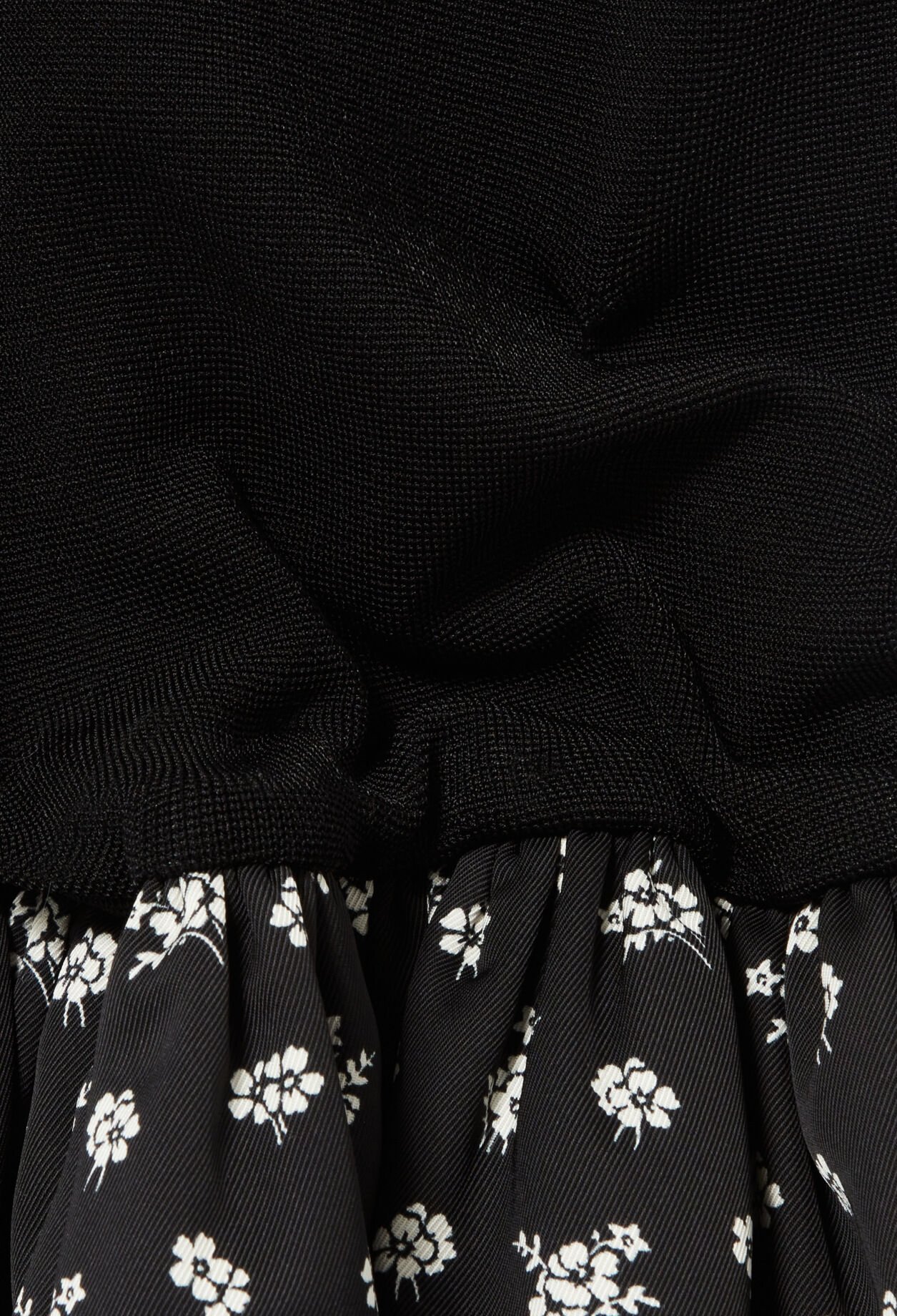 Short Bubble Dress with flowers
