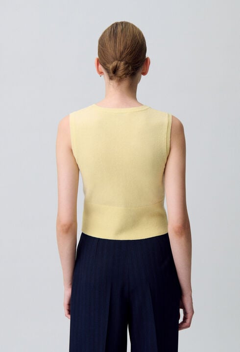 Button-Up Knitted Top