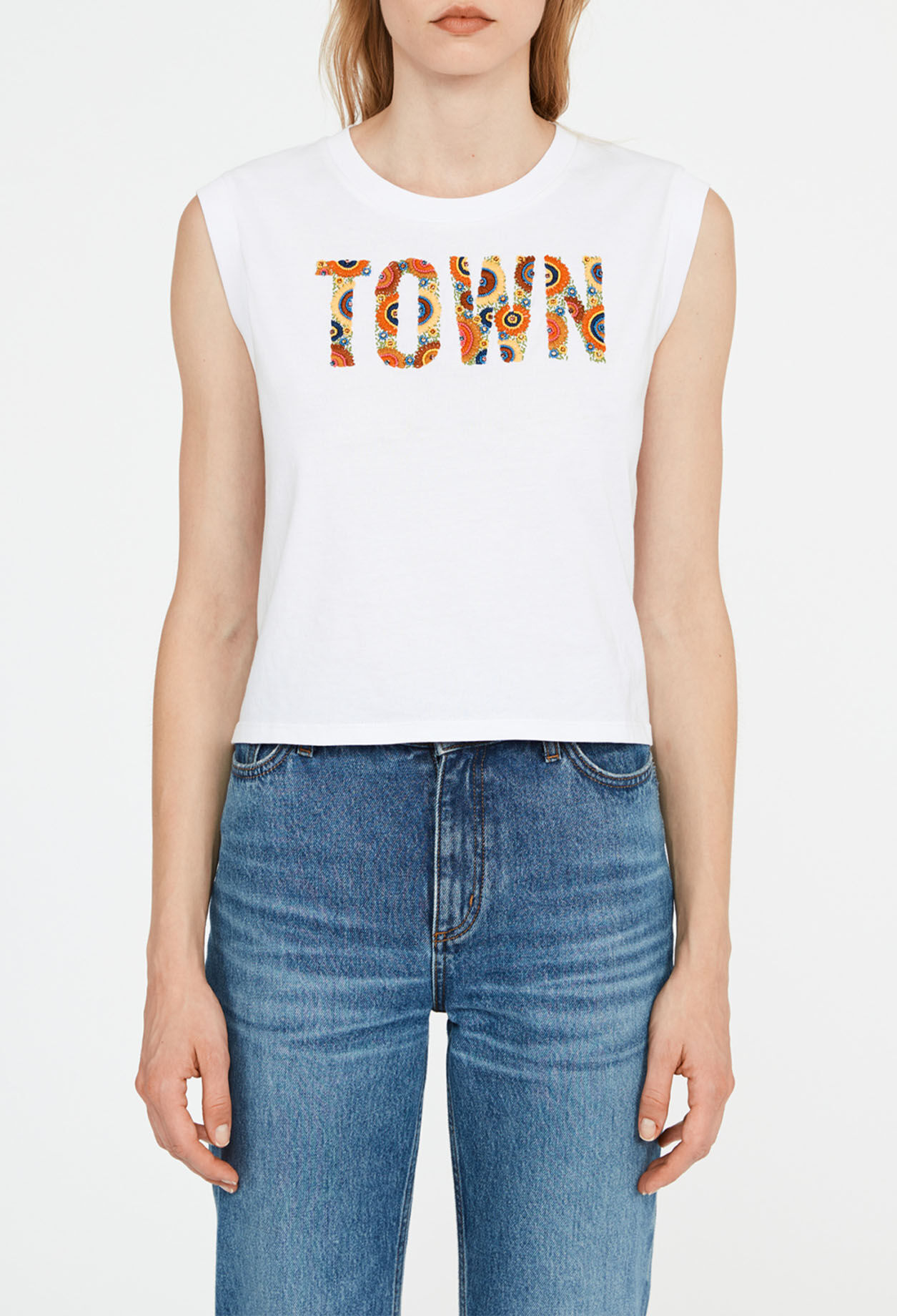 Embroidered t-shirt