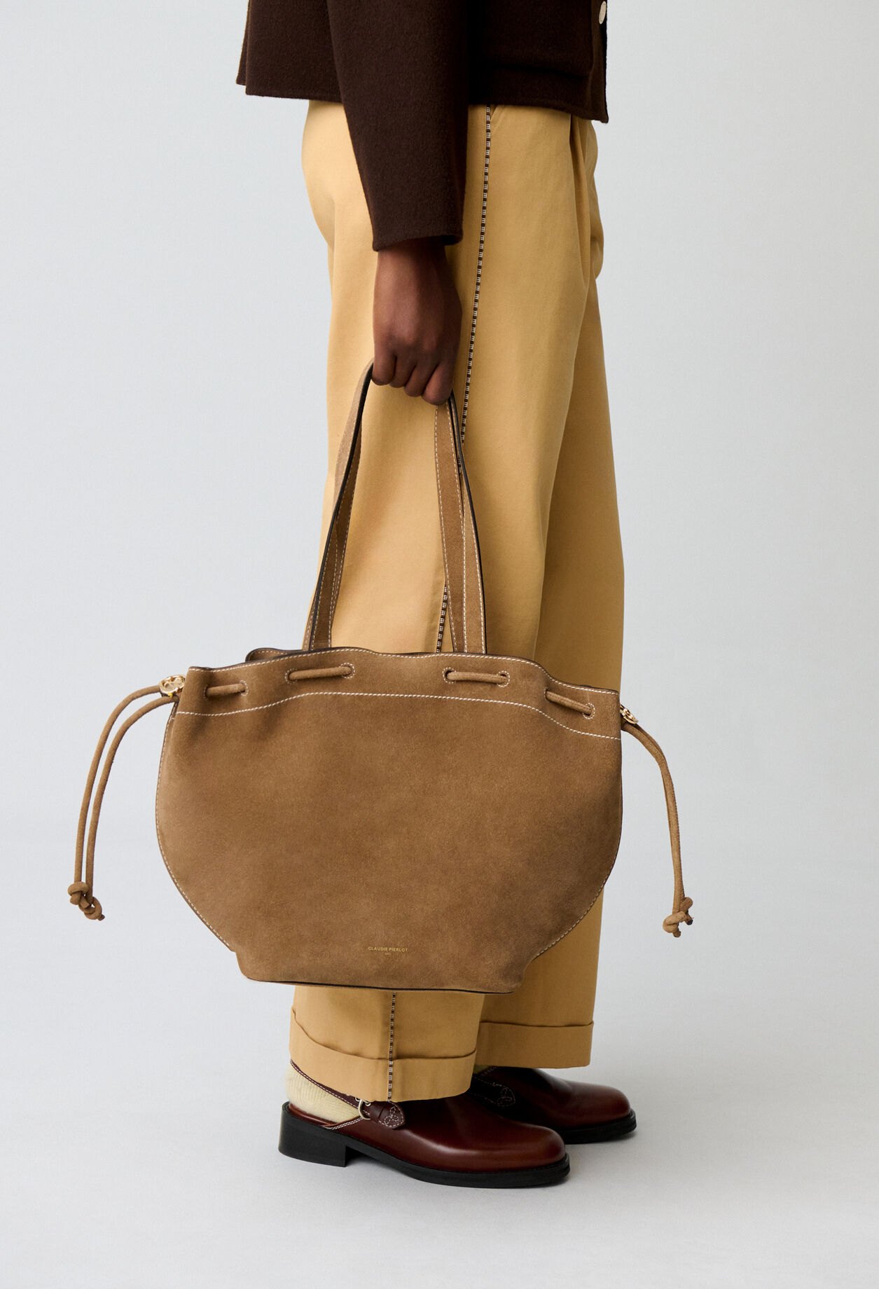Alban suede leather bag
