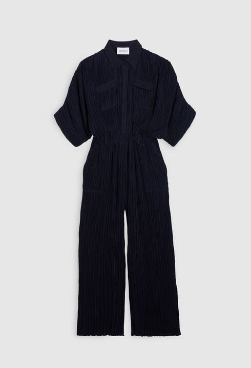 Pleated jumpsuit