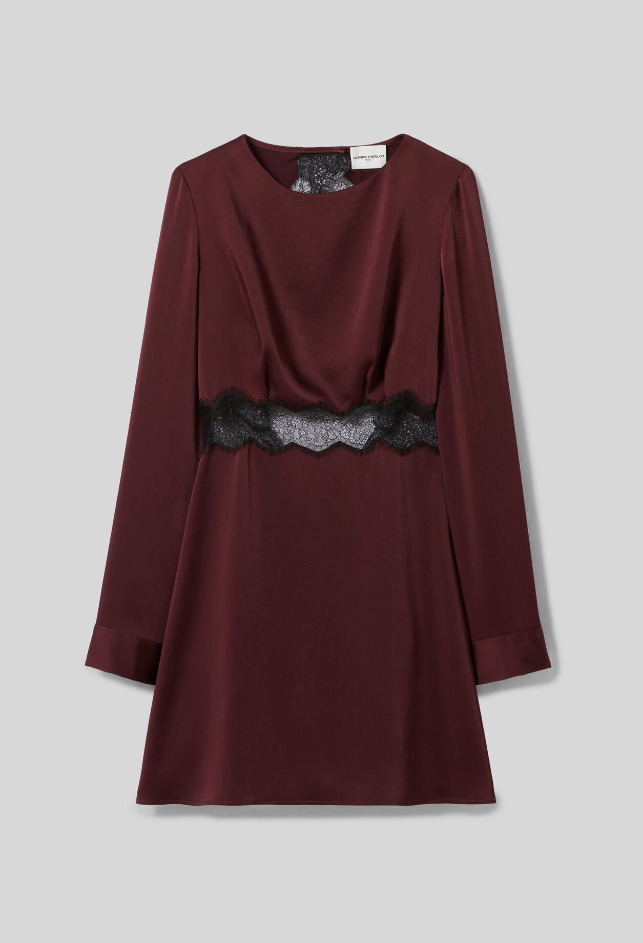 Satin flowly mini dress