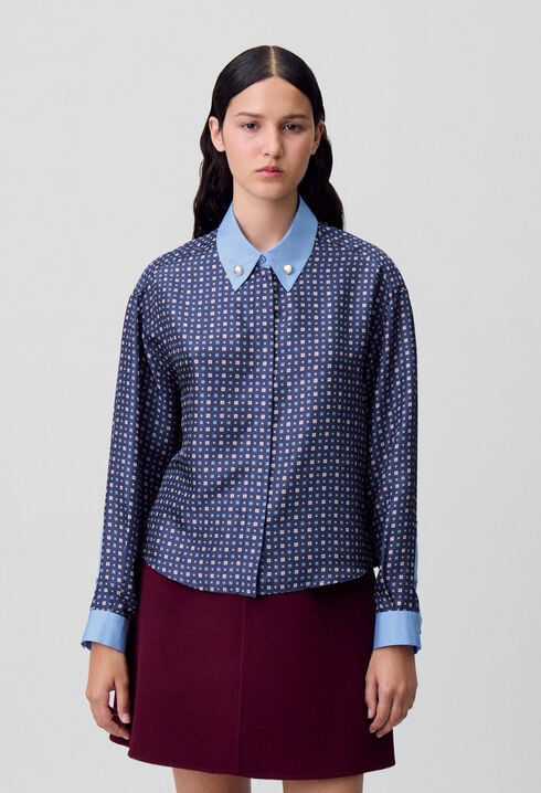 Silk Printed Shirt