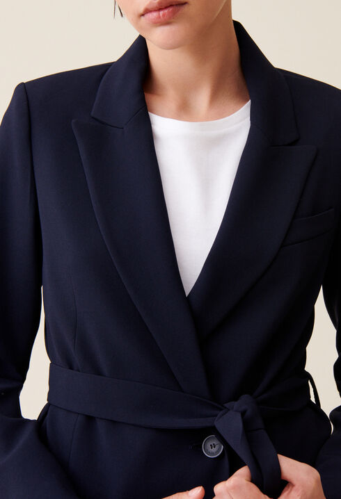 Navy blue suit jacket 