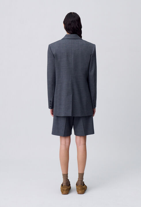 Double-Breasted Tailored Blazer
