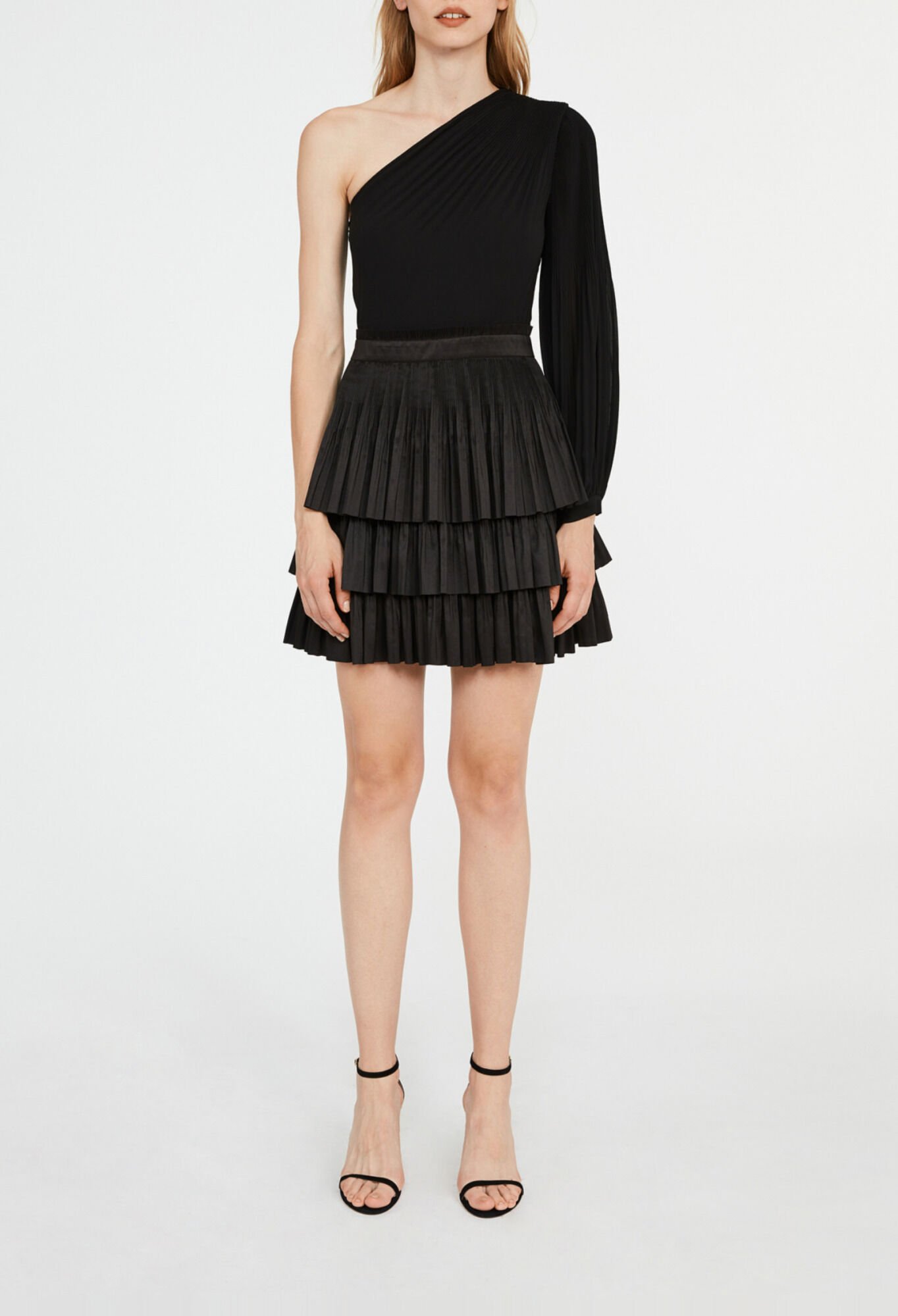 Robe patineuse asymetrique