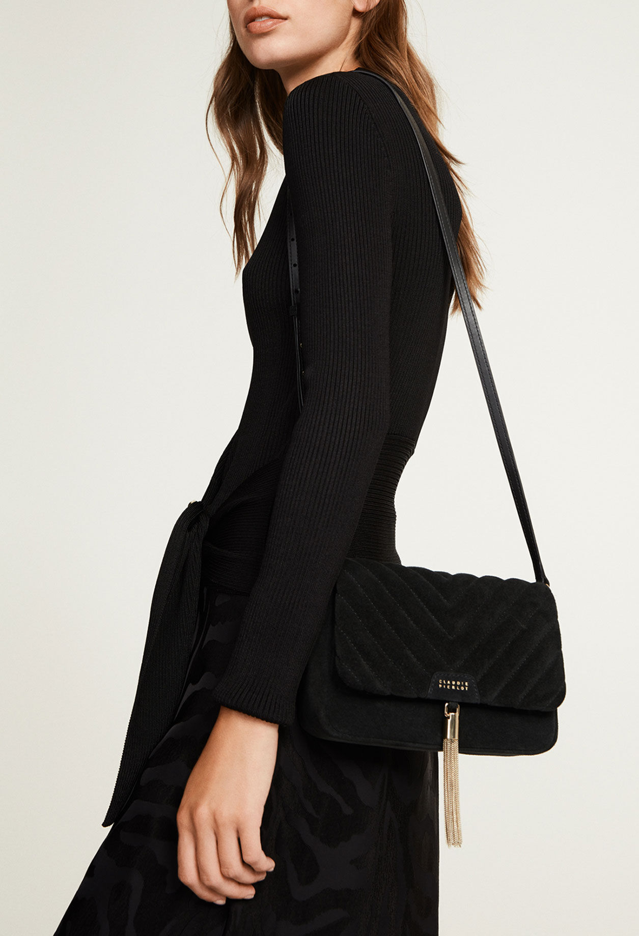 Black handbag