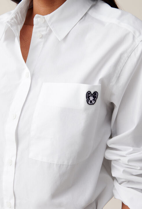 White Toto Jean shirt