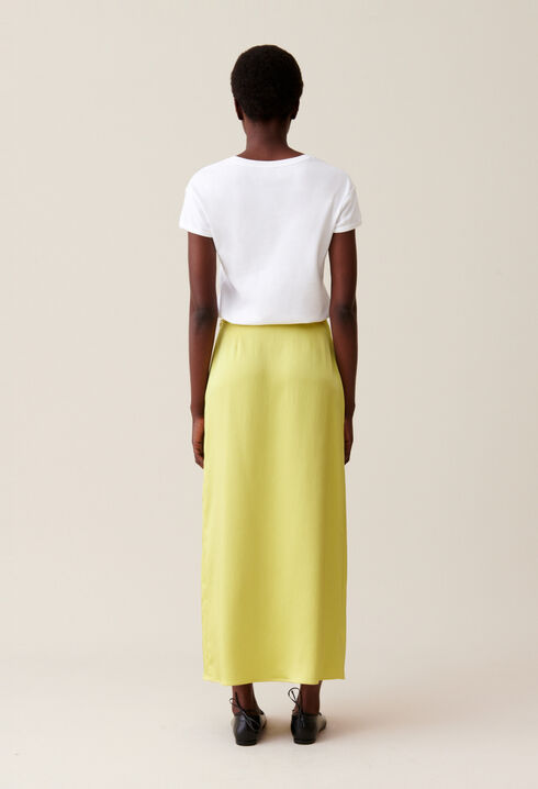 Flowy Pleated Maxi Skirt
