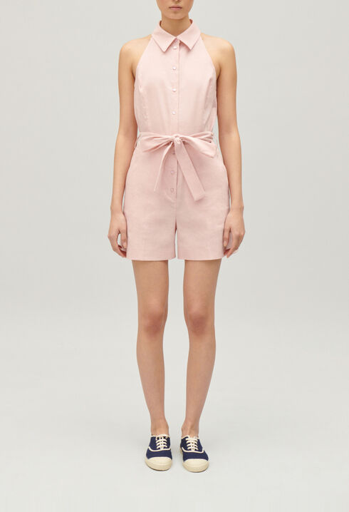 Belted playsuit