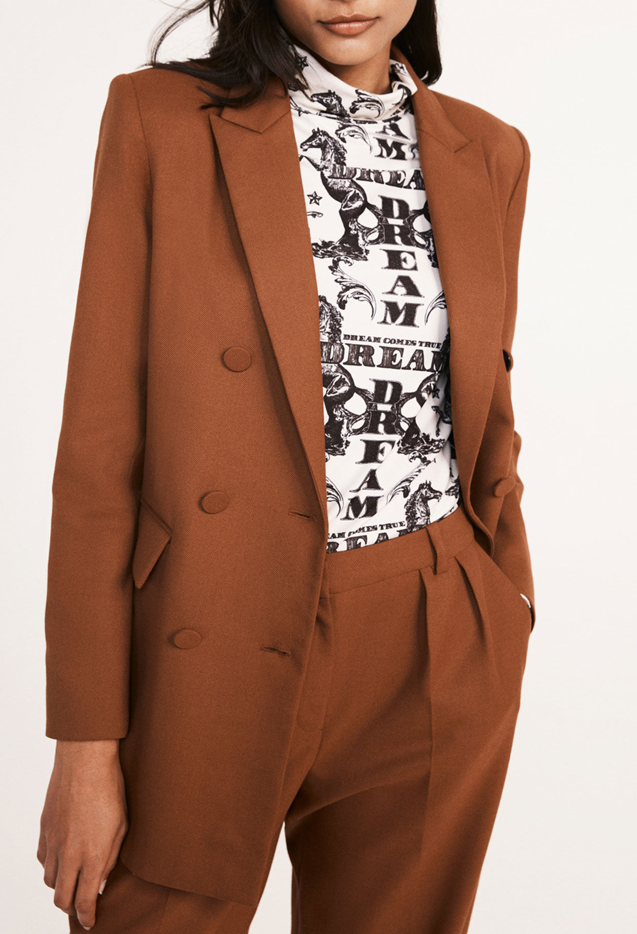 Roll-neck top