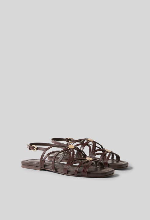 Medallion sandals
