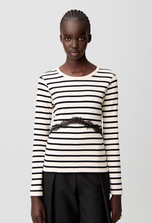 Breton lace T-shirt