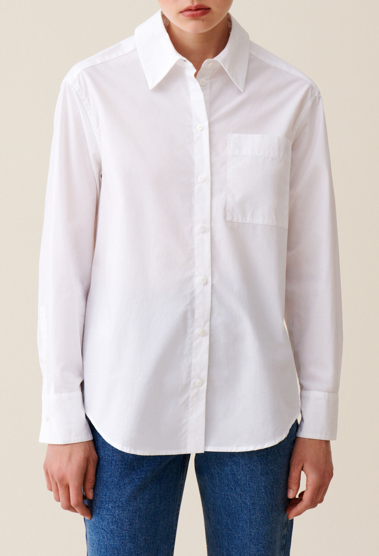 White cotton shirt 