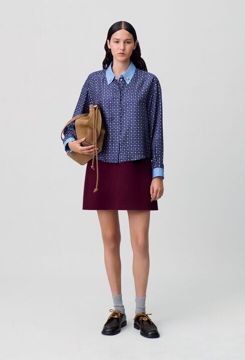 Silk Printed Shirt