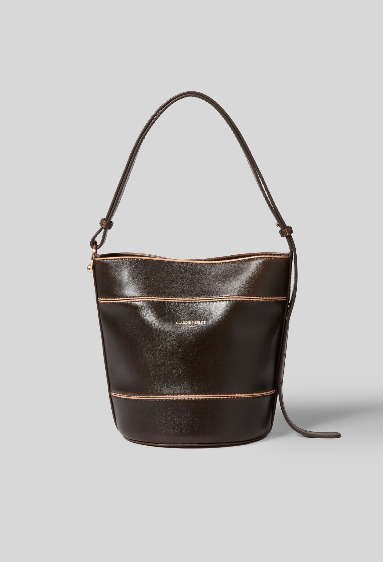Solveig Leopard Bucket Bag