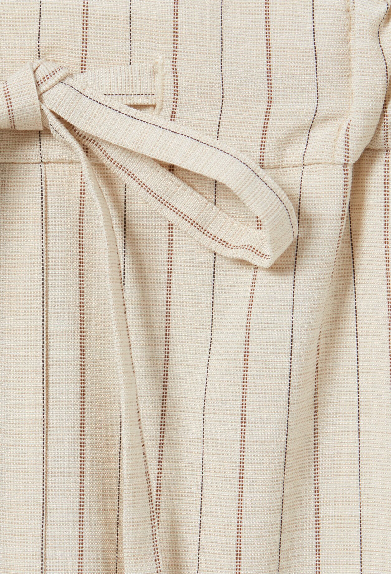 Wide striped trousers