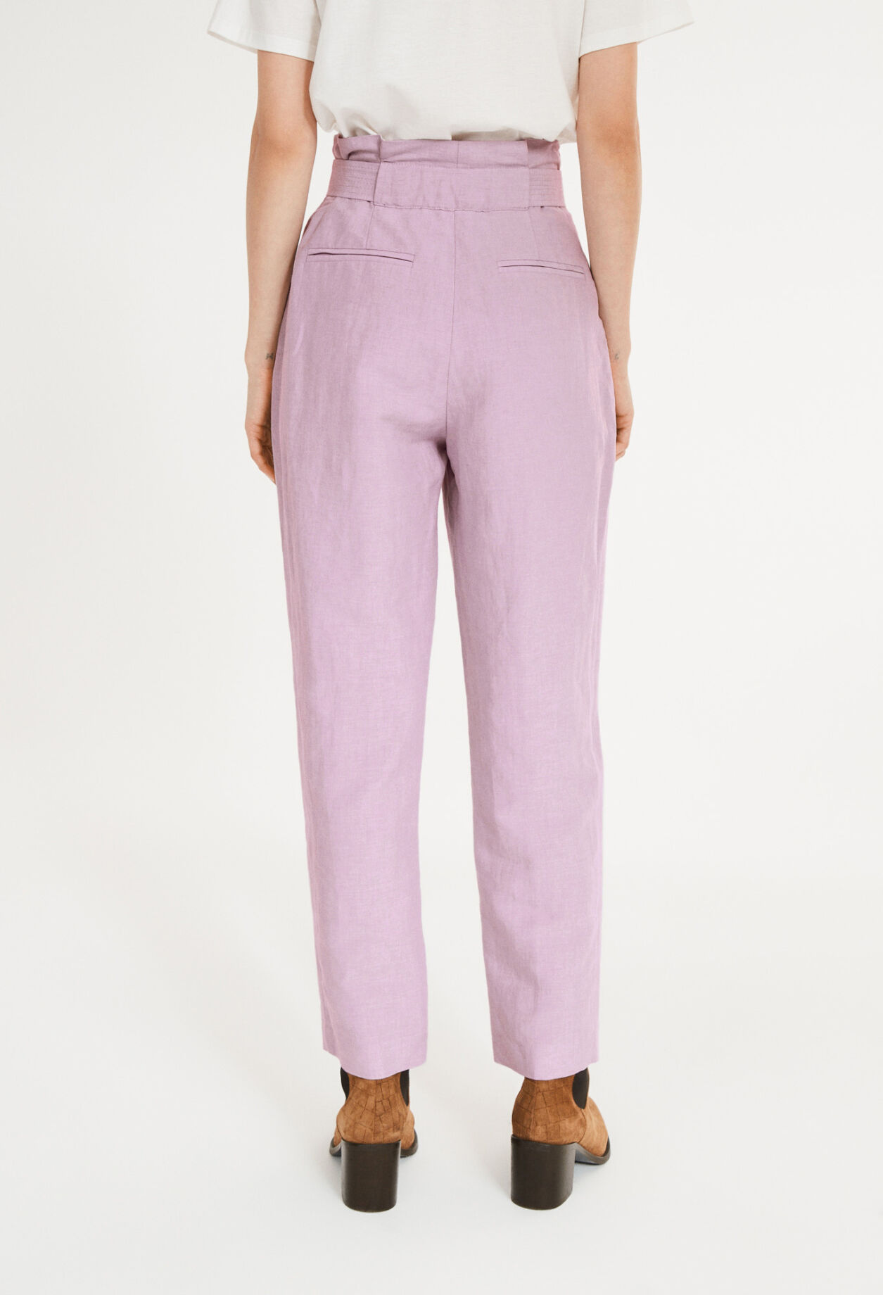 Lilac trousers