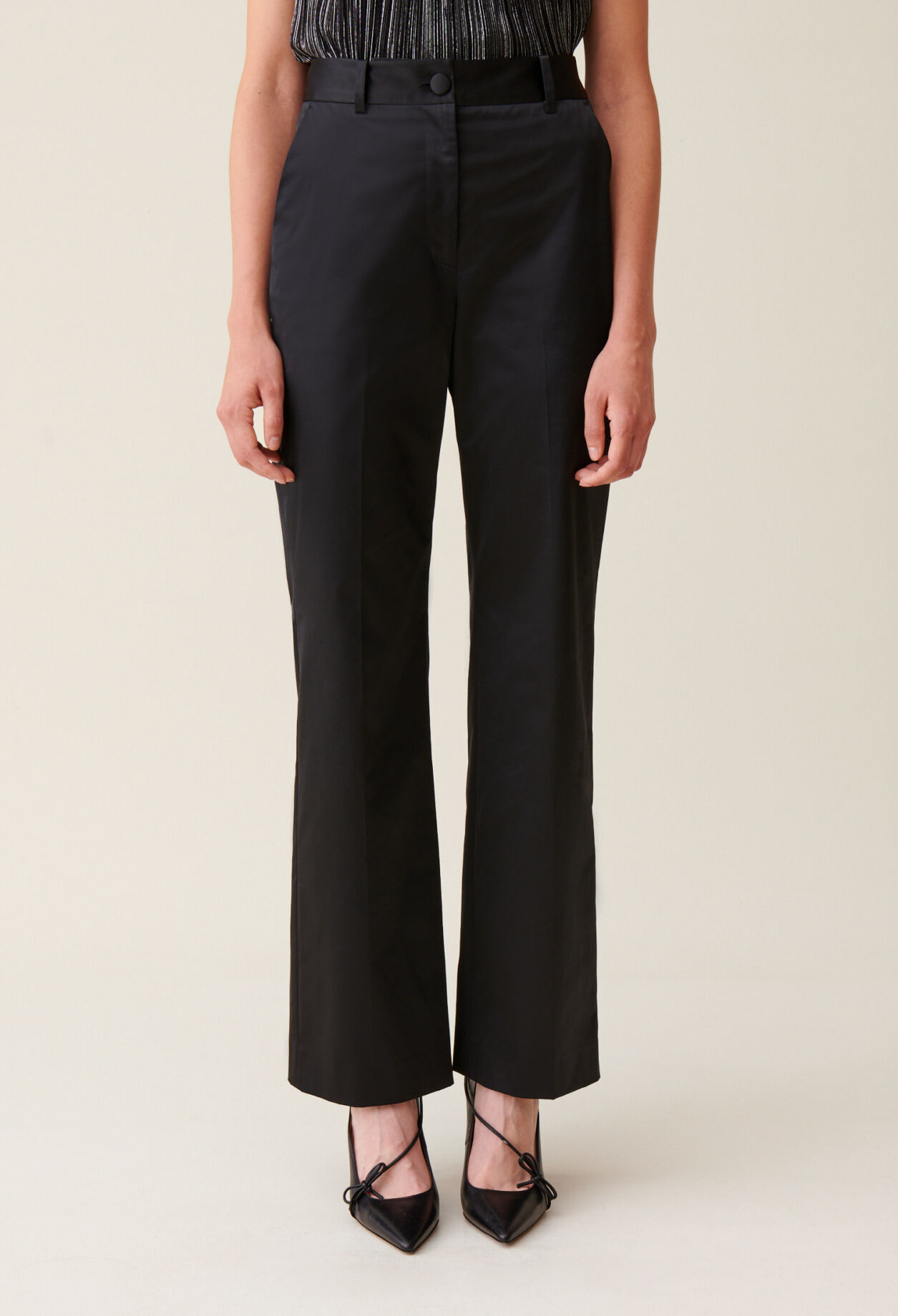 Womens satin trousers shop