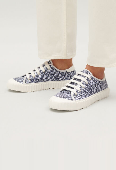 CP monogram canvas tennis shoes