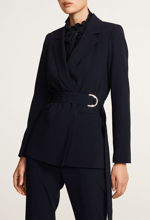 Belted Suit Jacket