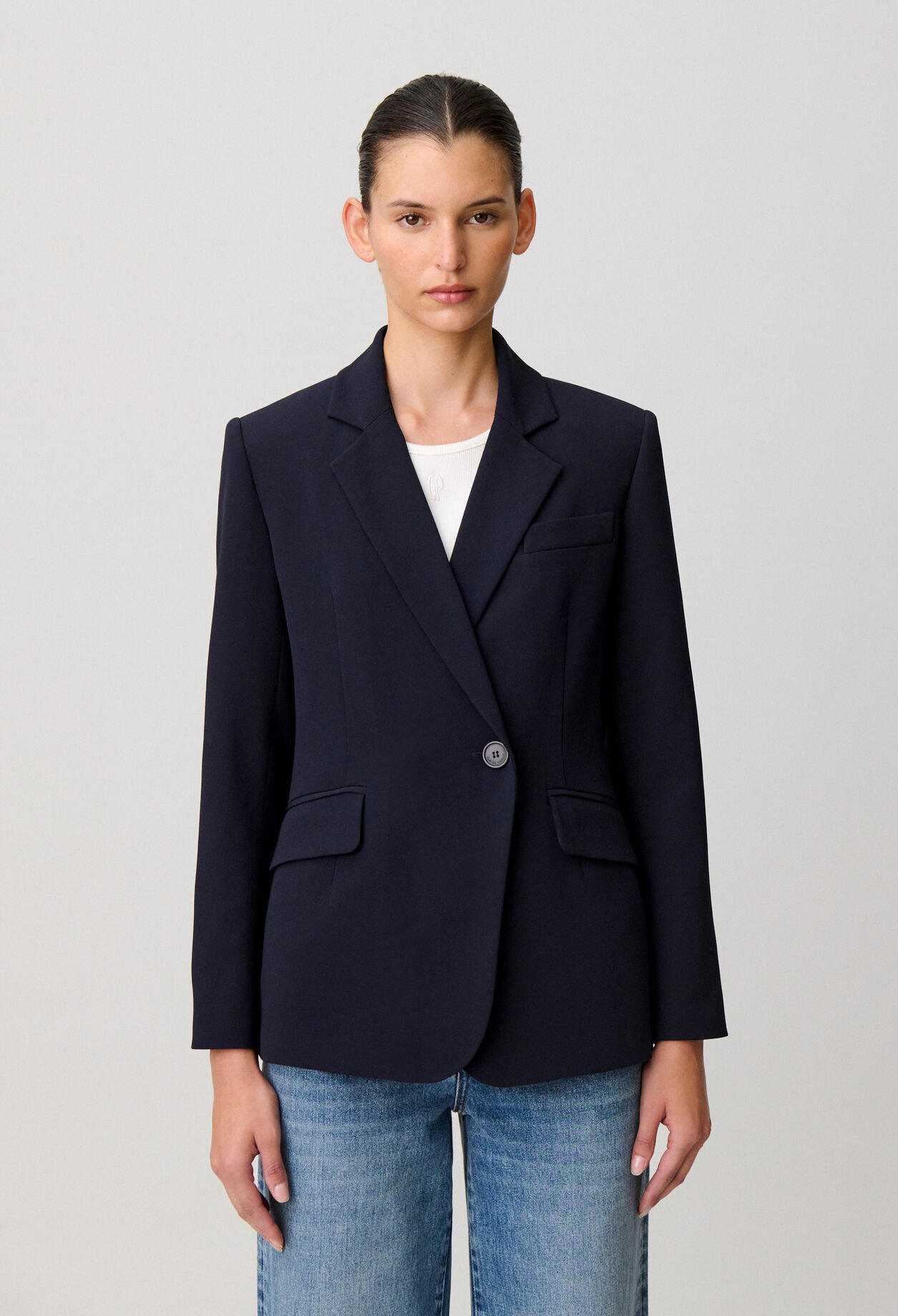 Double-breasted tailored jacket