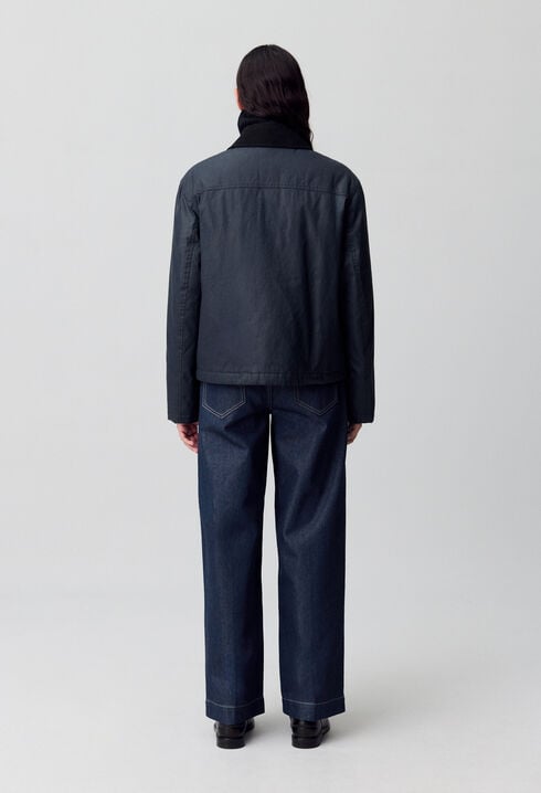 Waxed Short Parka