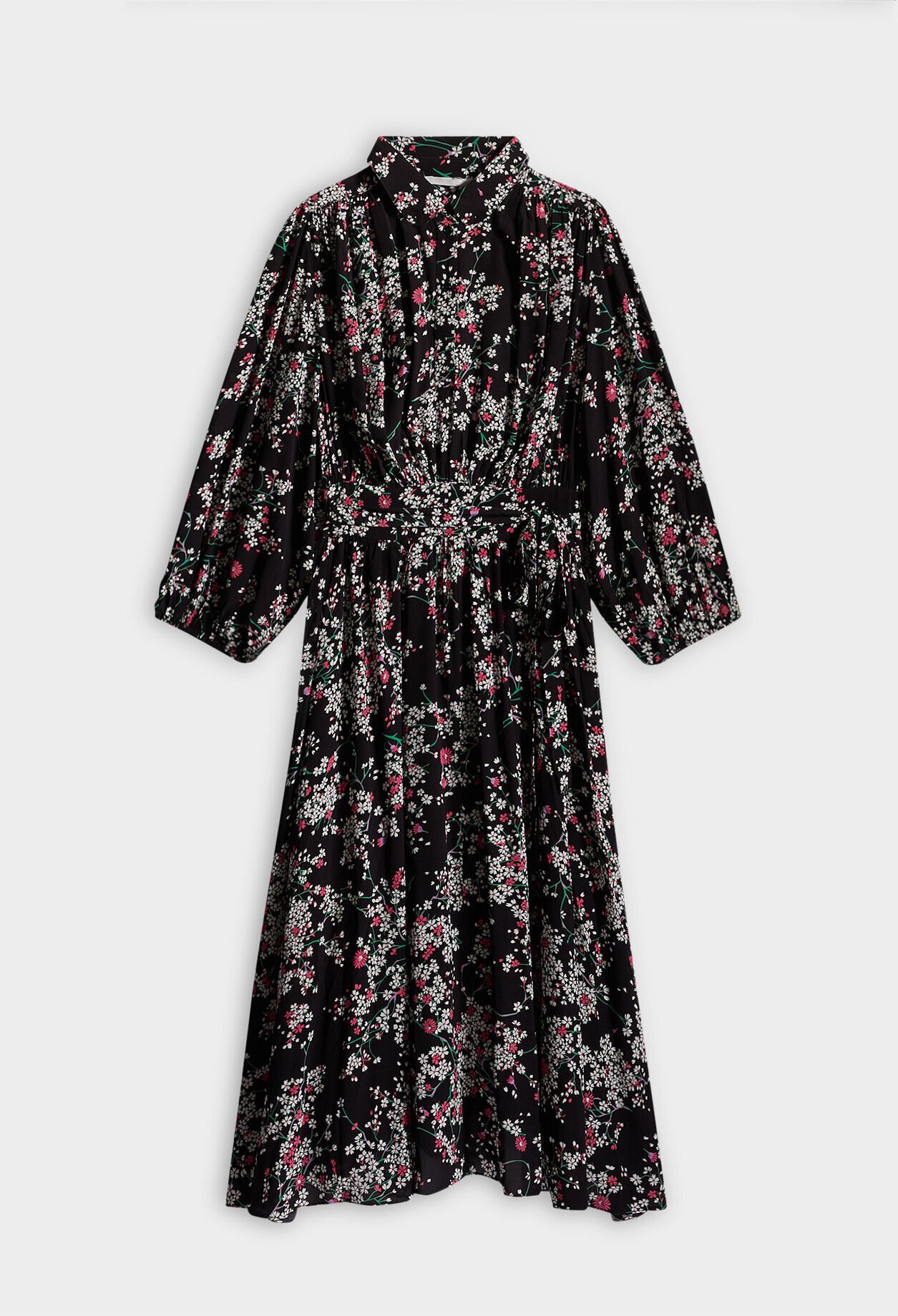 Long belted dress