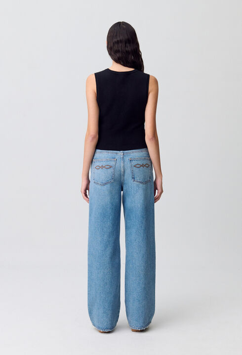 Button-Up Knitted Top