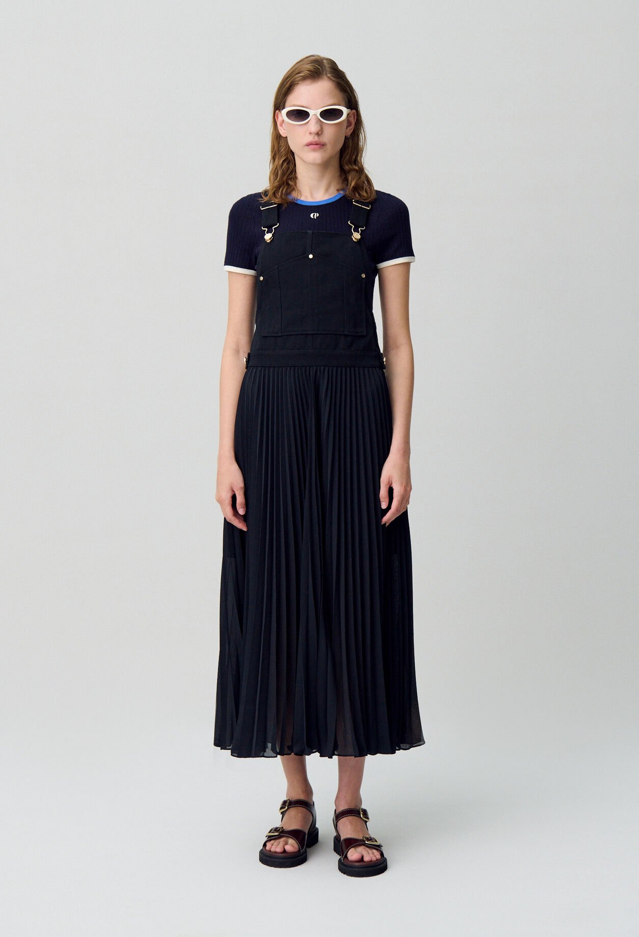 Pleated Maxi Dress