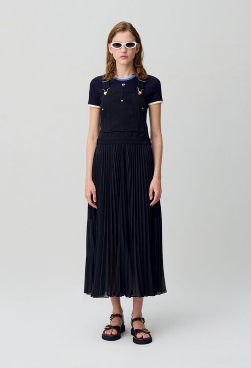 Pleated Maxi Dress